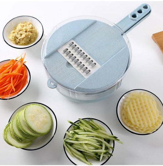 8 In 1 Vegetable Slicer With Strainer