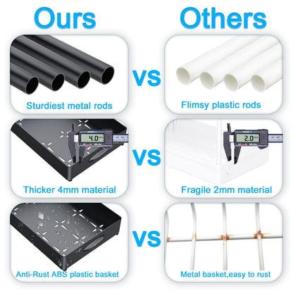 Dual Sliding Under Sink Organizer